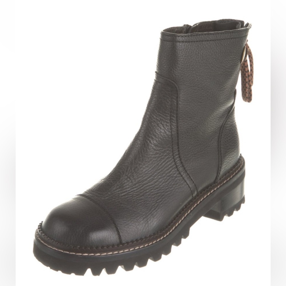 See By Chloé‎ Leather Moto Boots, Size 42 (US 11)